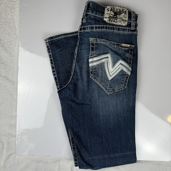 Salvage Other - Salvage Supply Co for Buckle Mayhem Straight Fit  Jeans Men 34x32